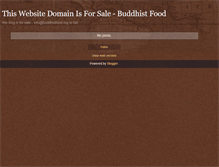 Tablet Screenshot of buddhistfood.org